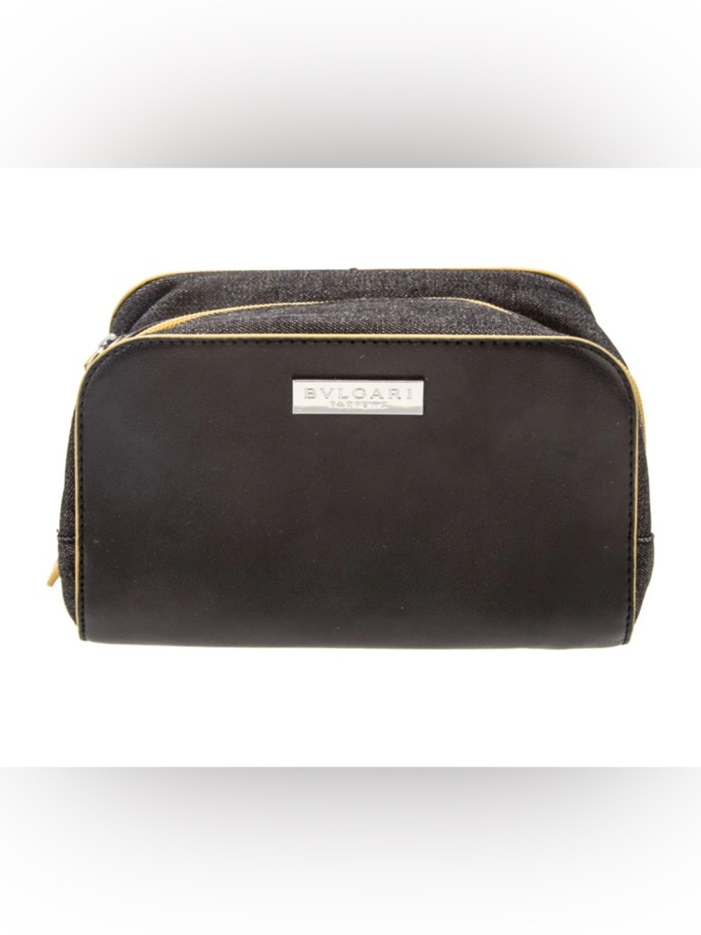 BVLGARI Travel Toiletry Makeup Bag Double Zip